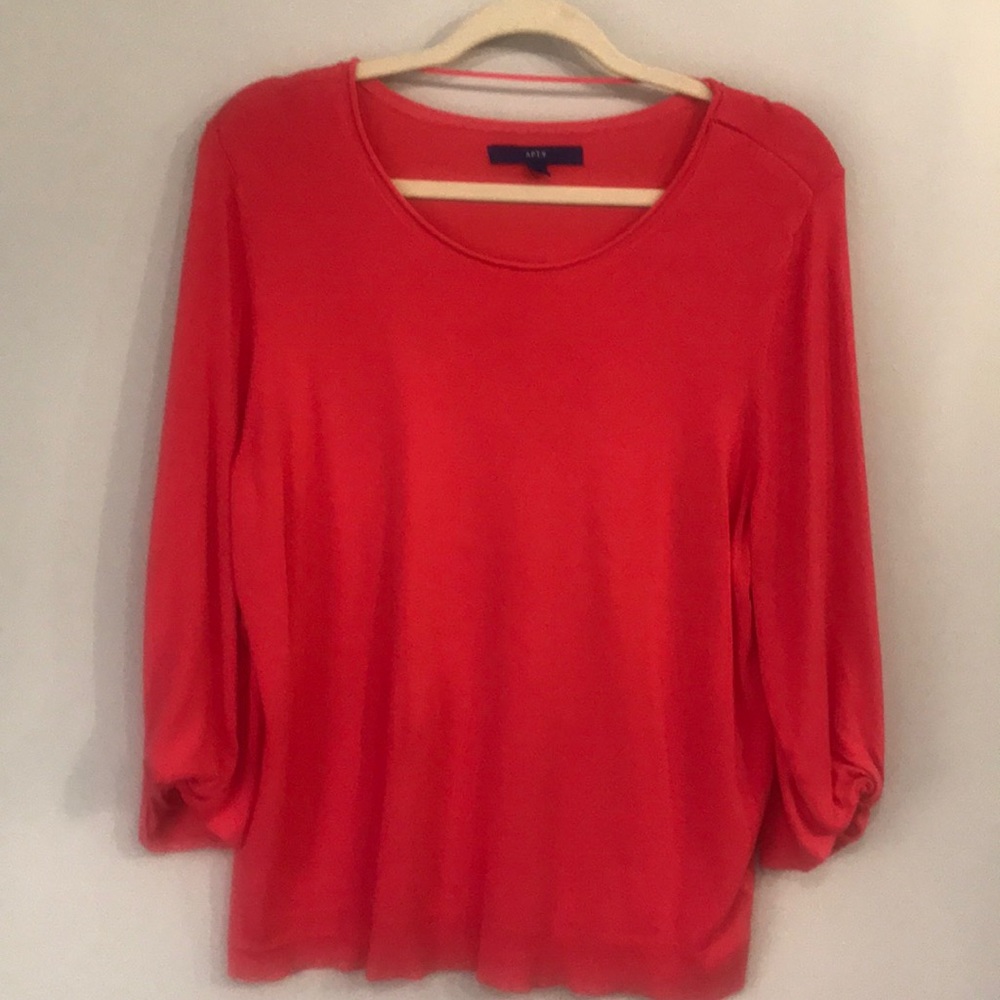 Apt 9 blouse. Pink. Xl